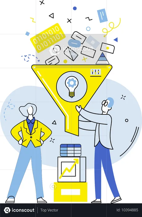 Machine learning revolves around training algorithms on large data to make accurate predictions  Illustration