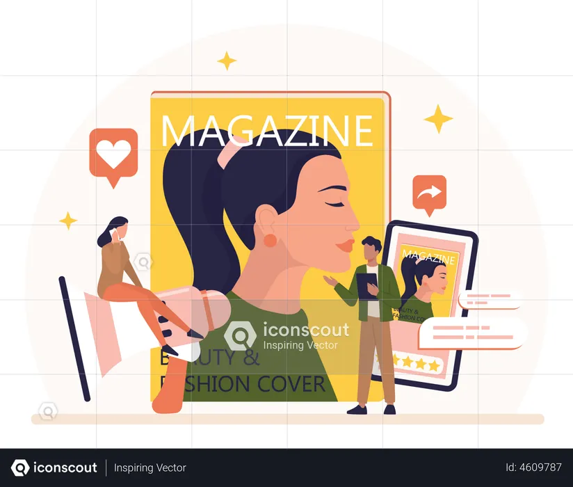 Magazine Promotion  Illustration