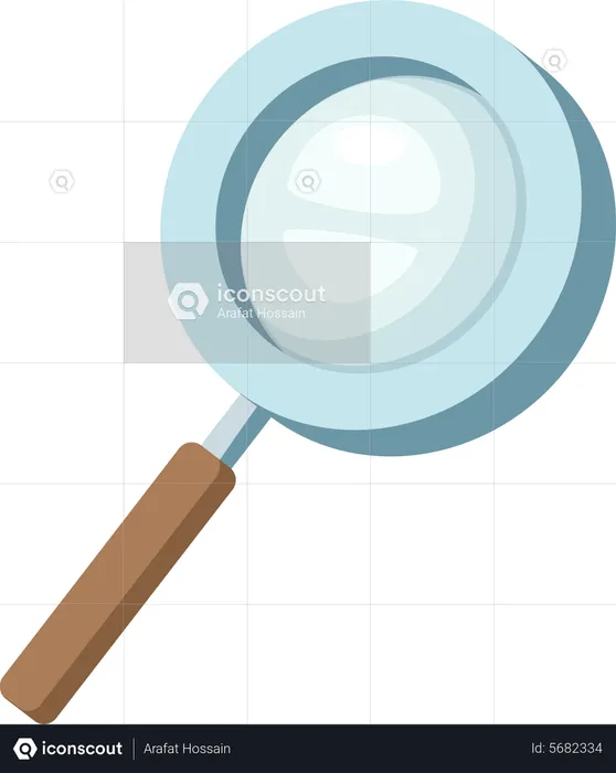 Magnifier Glass  Illustration