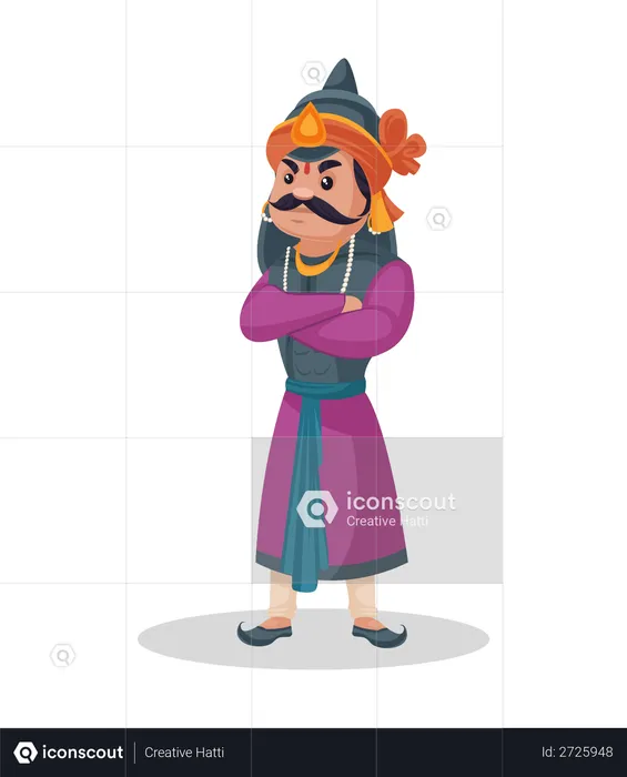 Maharana Pratap  Illustration