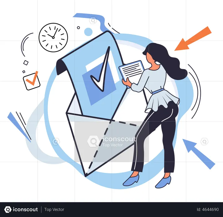 Mail marketing  Illustration