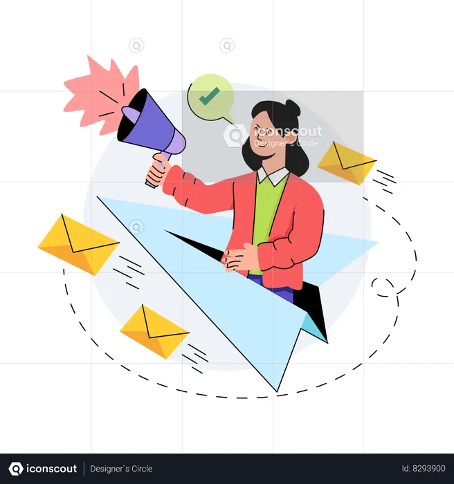 Mail Marketing  Illustration