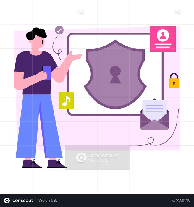 Mail Security  Illustration