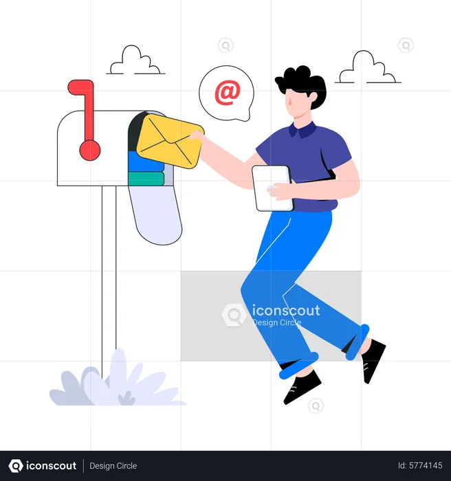 Mailbox Package  Illustration