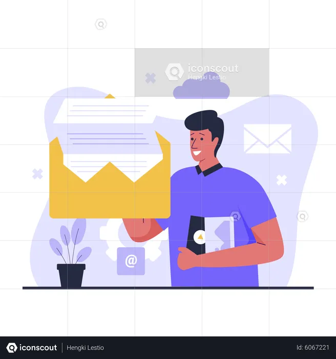 Mailing service  Illustration