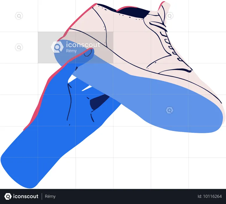 Chaussures de sport  Illustration