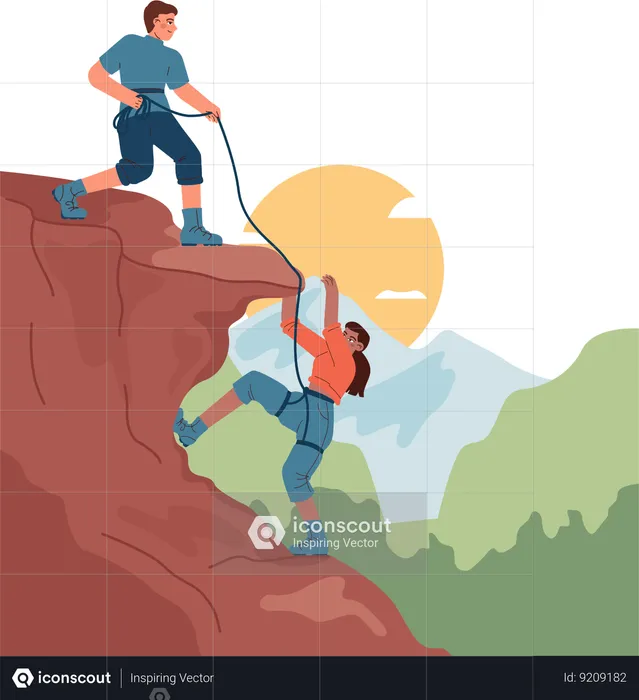 Maintain climbing  Illustration