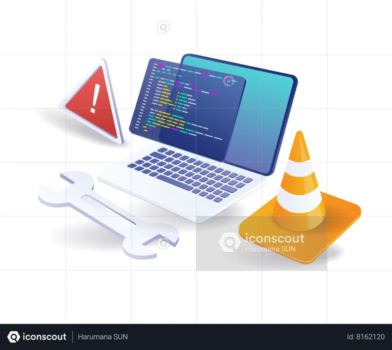 Maintenance of computer programmer language settings  Illustration