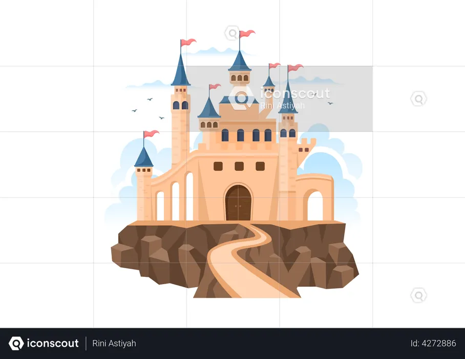 Majestic Castle  Illustration