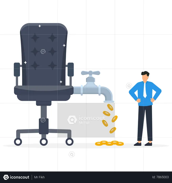 Make money online  Illustration