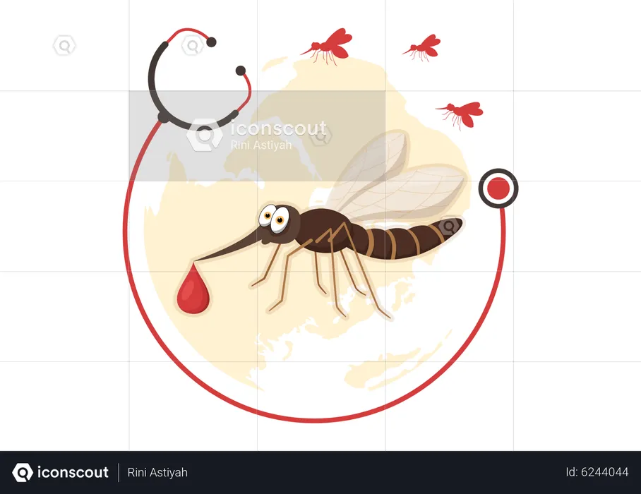 Malaria Day  Illustration