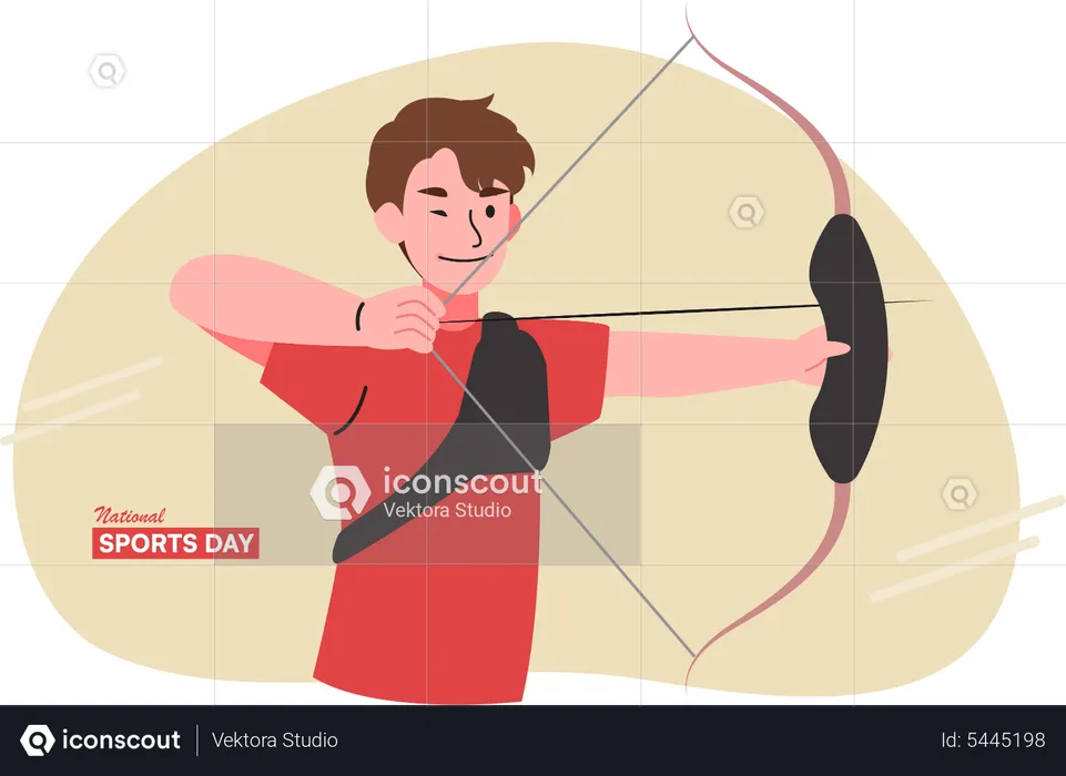 Male Archer  Illustration