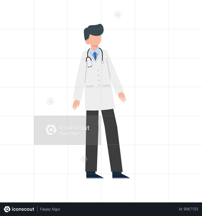 Male Doctor  Illustration