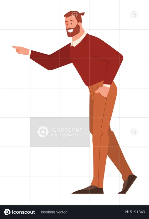 Male employee  Illustration