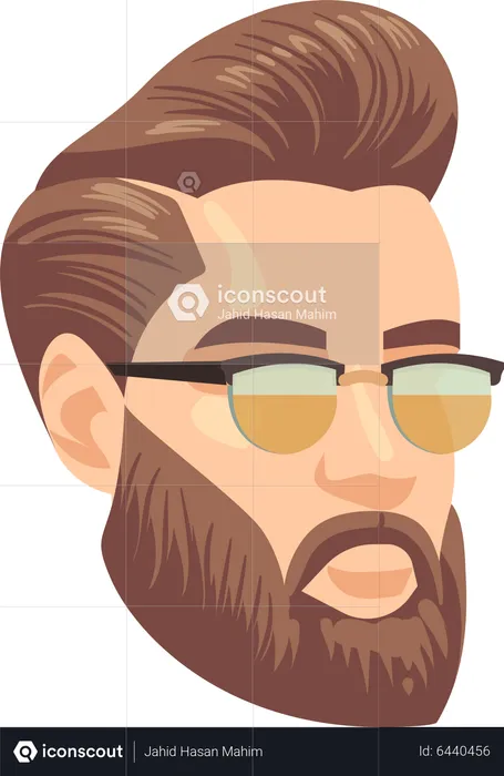 Male Hairstyle  Illustration
