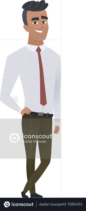 Male HR manager  Illustration