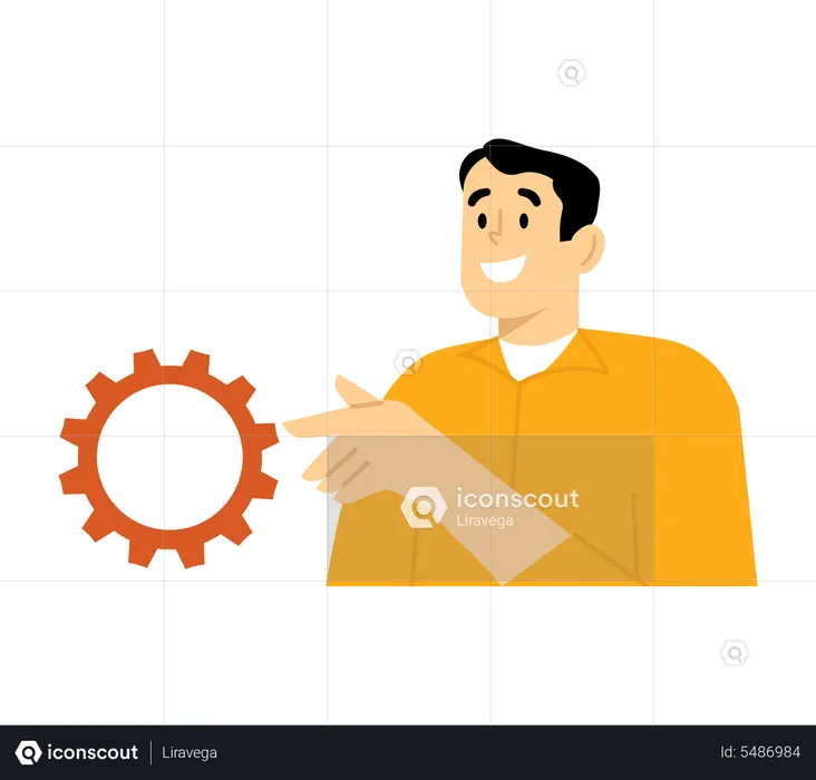 Male manager  Illustration