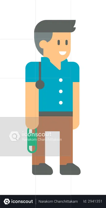 Male nurse  Illustration