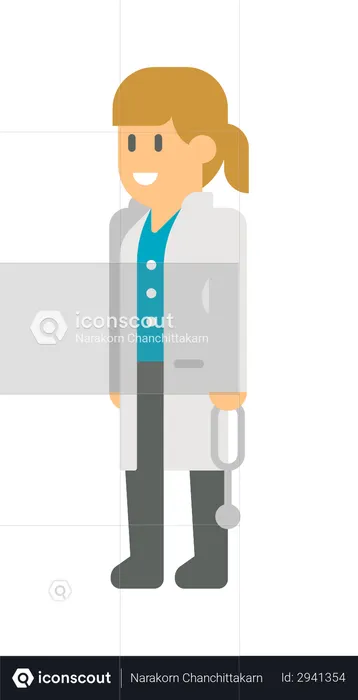 Male nurse  Illustration