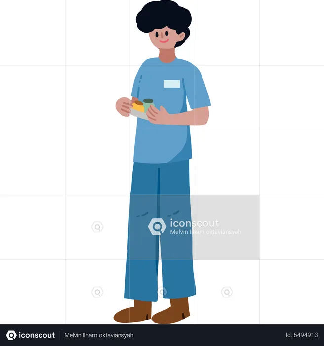 Male Patient  Illustration