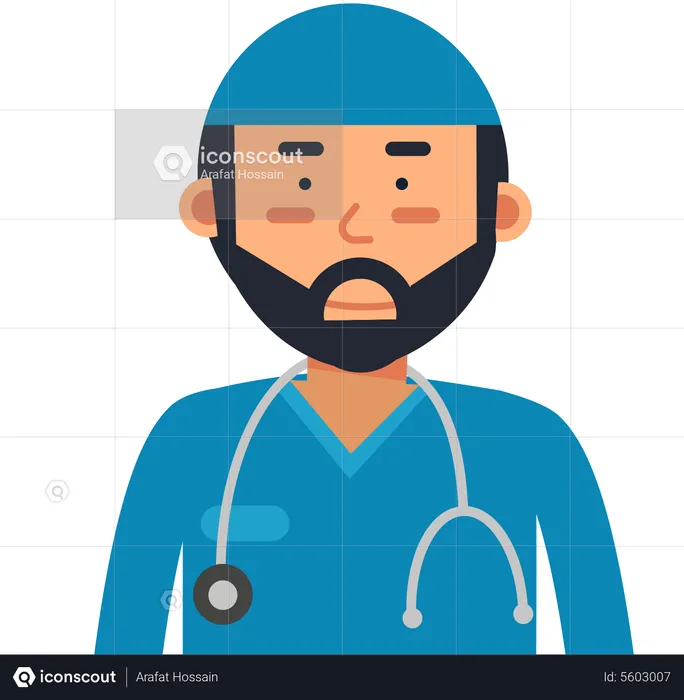 Male Surgeon  Illustration