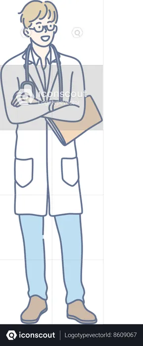 Male surgeon  Illustration