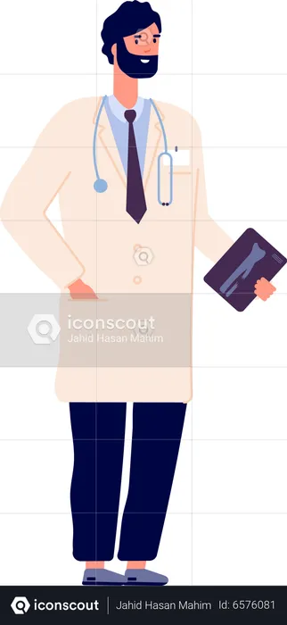 Male surgeon  Illustration