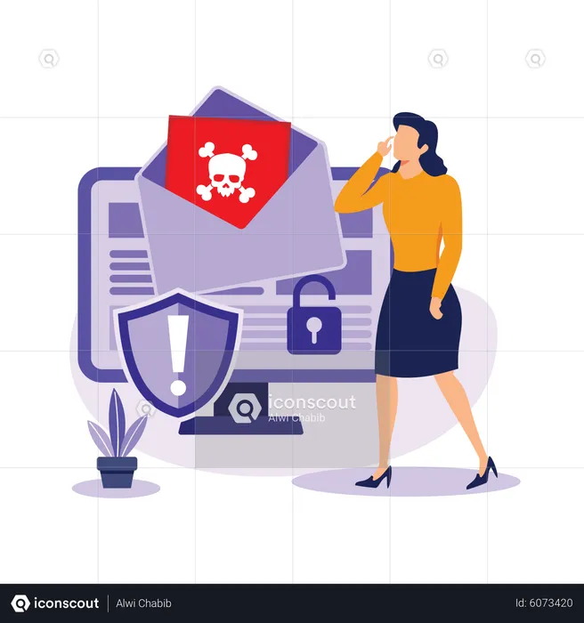 Malware  Illustration