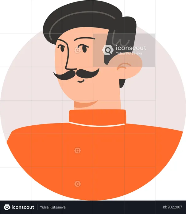 Man Character  Illustration