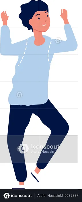 Man dancing  Illustration