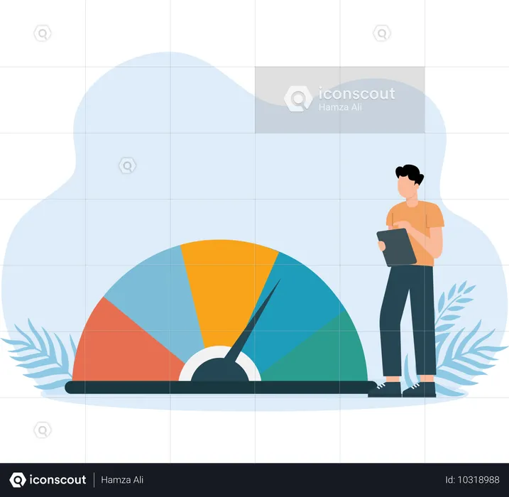 Évaluation des performances de l'homme  Illustration