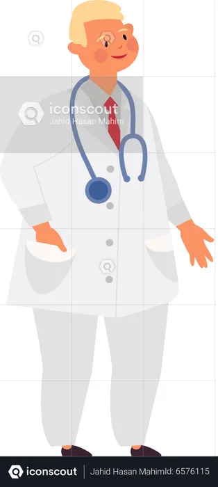 Man doctor  Illustration