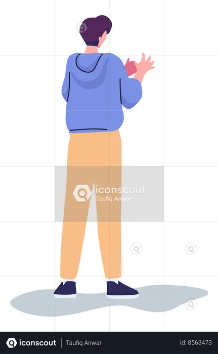 Man Standing  Illustration