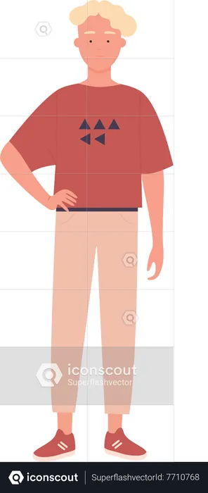 Man standing  Illustration