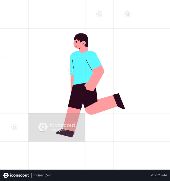 Man walk  Illustration