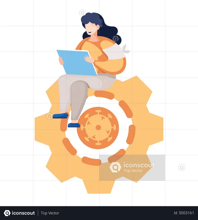 Manage work during covid  Illustration