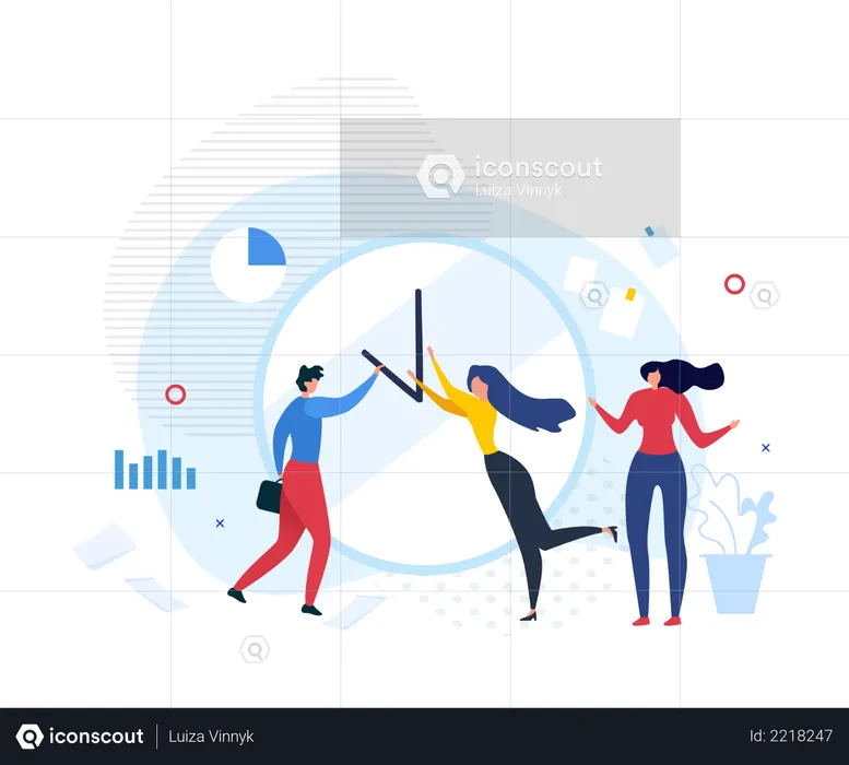 Manage Your Time  Illustration