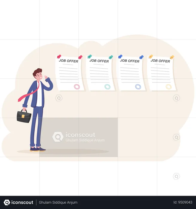 Manager received job offers  Illustration