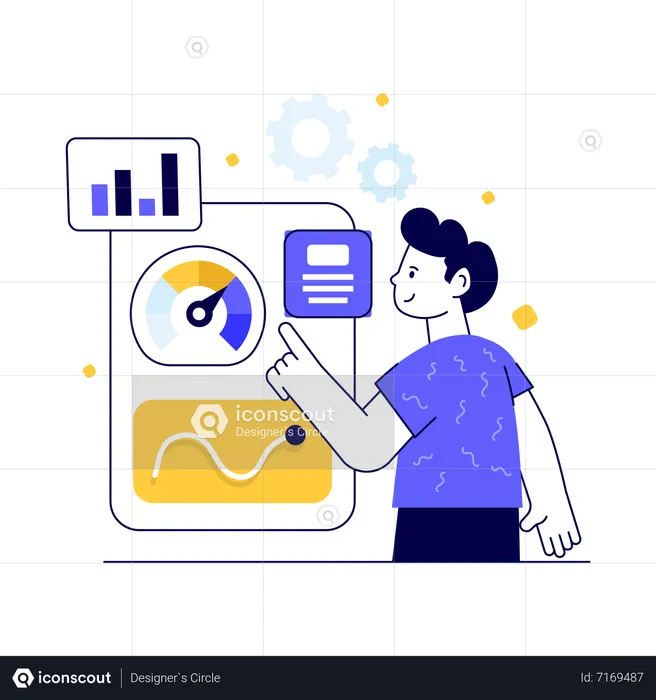 Managing Dashboard  Illustration