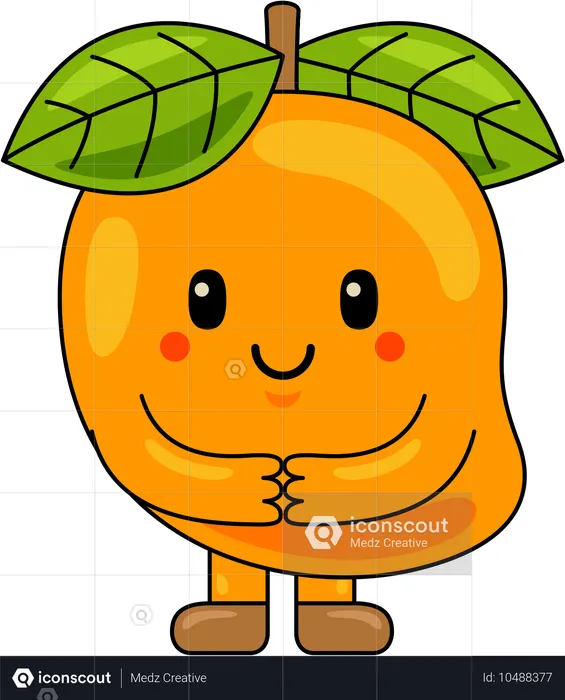 Mango Mascot character  Illustration