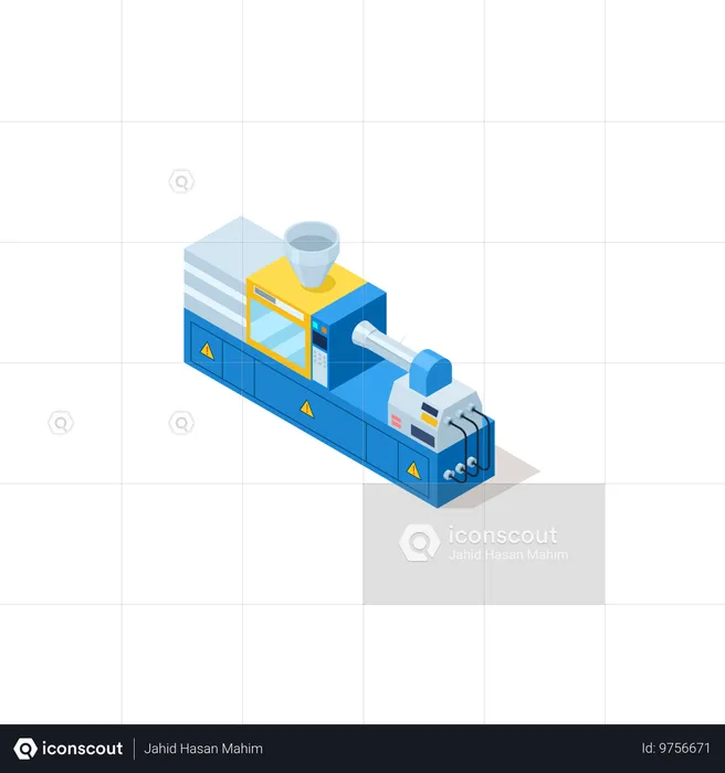 Manufacturing Robots  Illustration