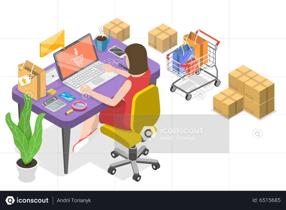 Mapa del recorrido del cliente  Ilustración