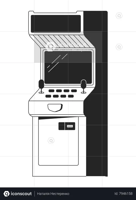 Maquina de videojuegos  Ilustración