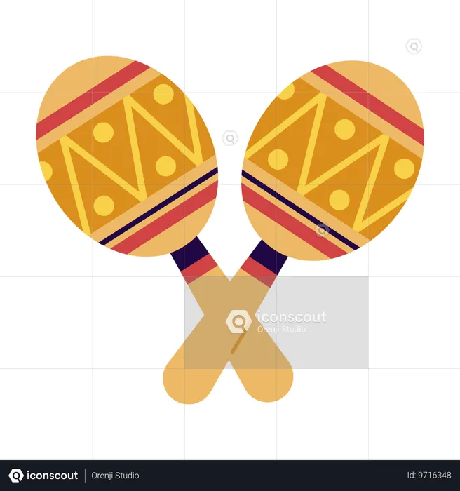 Maracas  Illustration