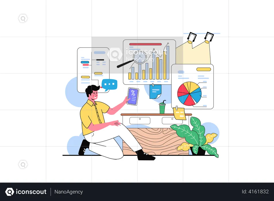 Market analysis by employee  Illustration
