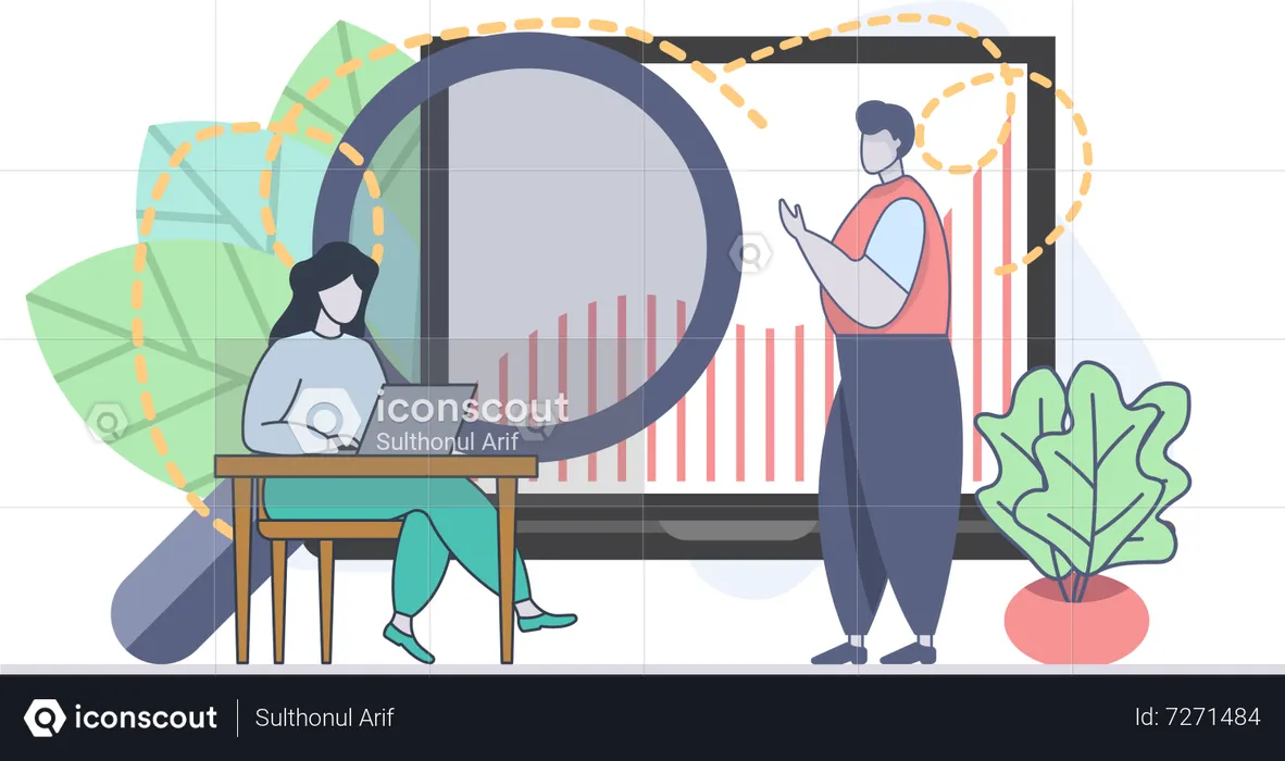 Market research  Illustration
