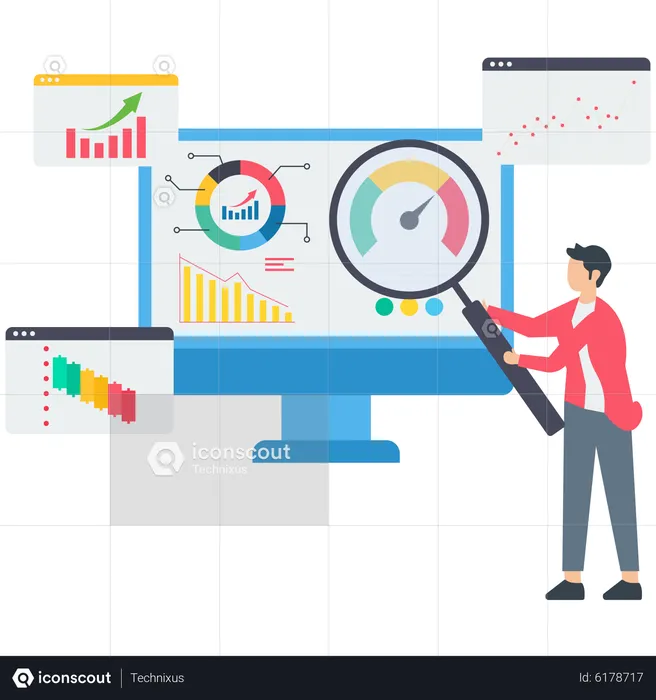 Market Research  Illustration