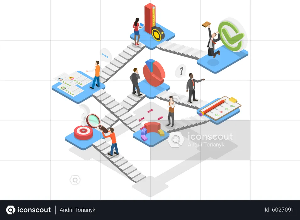 Market research method  Illustration