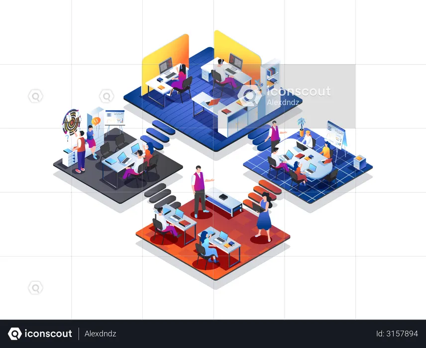 Marketing agency  Illustration