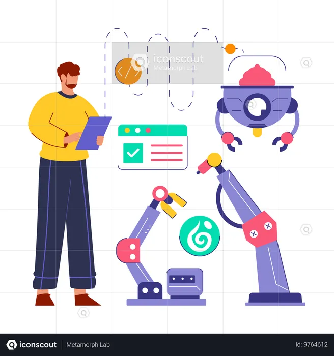 Marketing Automation  Illustration